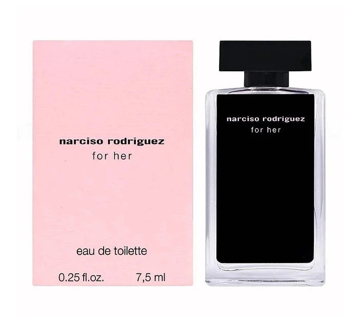 Туалетна вода Narciso Rodriguez for her edt 7.5ml - Фото 1 Туалетна вода Narciso Rodriguez for her edt 7.5ml - зображення 1