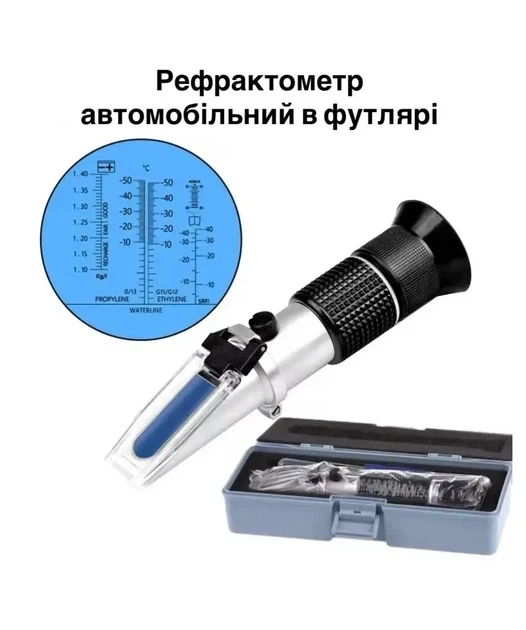 Рефрактометр АТС 4 в 1 рефрактометр для антифризу, води, електроліту, AdBlue - изображение 5