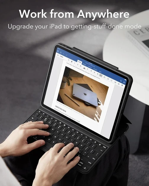 Чехол-клавиатура Magic X9 Black для iPad Pro 12.9/Air 13 (M2/M3) Черная - изображение 3