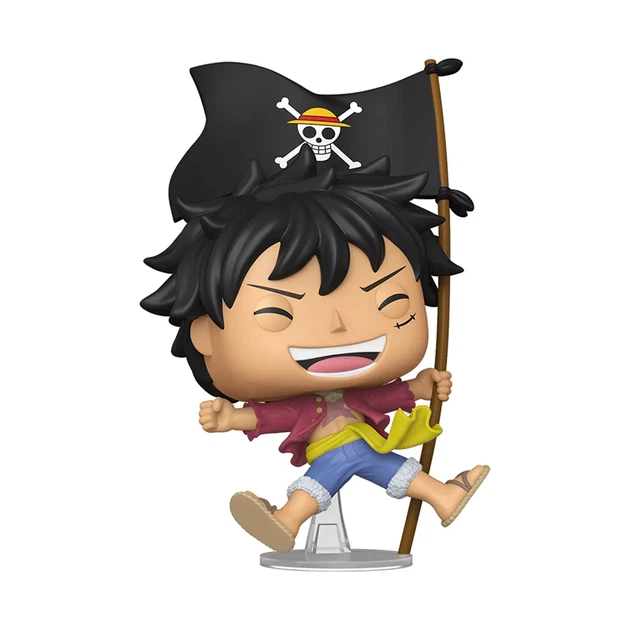 Фігурка Funko POP! One Piece Луффі з прапором (91970) - зображення 2