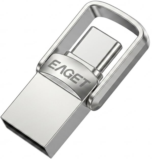 Флеш-память USB EAGET CU20 128GB USB 3.2 - Фото 1 Флеш-память USB EAGET CU20 128GB USB 3.2 - изображение 1