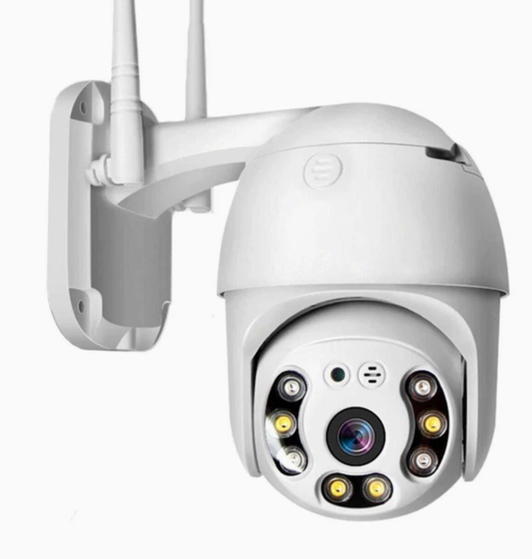Камера видеонаблюдения WIFI PTZ Camera, уличная поворотная IP-камера со звуком, ночным видением, датчиком движения беспроводная вайфай камера с удаленным управлением через приложение для дома, квартиры, дачи, магазина, офиса - изображение 7