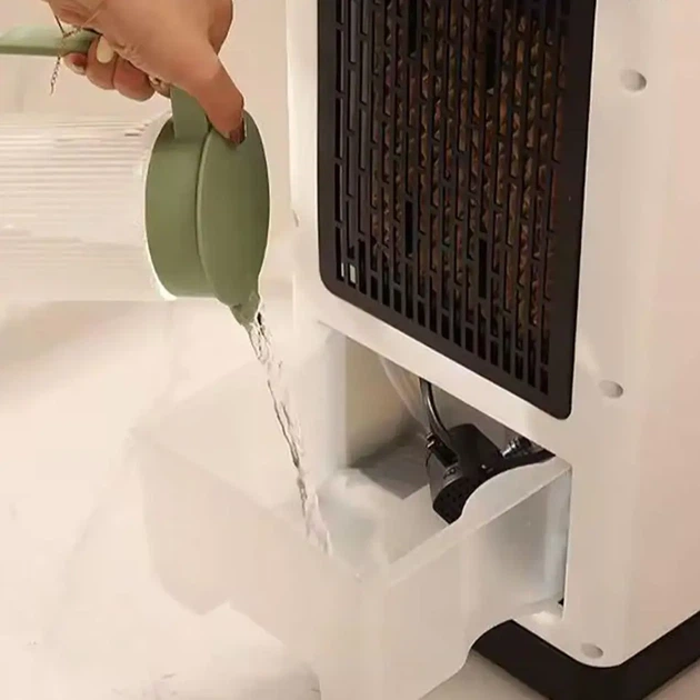 Мобильный кондиционер Germatic Air Max Pro BFX-8D-1668 2в1 охлаждение и обогрев 1200/3500 Вт LED-дисплей пульт ДУ белый - Фото 8 Мобильный кондиционер Germatic Air Max Pro BFX-8D-1668 2в1 охлаждение и обогрев 1200/3500 Вт LED-дисплей пульт ДУ белый - изображение 8