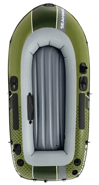 Лодка надувная Intex SEAHAWK 66332 NP 236×114×41 см двухместный гребной с веслами и насосом 240 кг - Фото 2 Лодка надувная Intex SEAHAWK 66332 NP 236×114×41 см двухместный гребной с веслами и насосом 240 кг - изображение 2