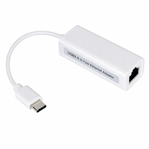 Сетевой адаптер USB-C to RJ-45 Fast Ethernet Lan 100Mb 77999 - изображение 2
