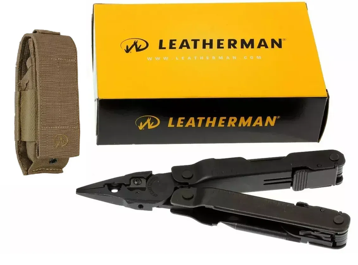 Мультитул Leatherman Super Tool 300 EOD Black, чохол Molle коричневий (831368) - зображення 6