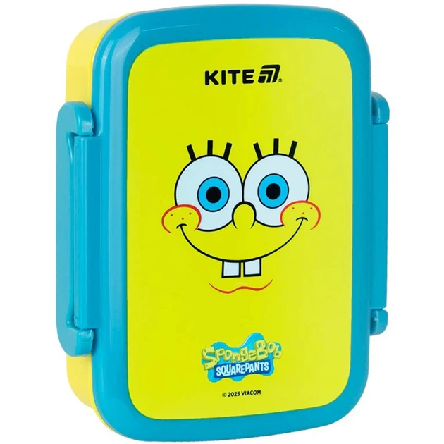 Ланчбокс Kite Sponge Bob 420 мл SB25-160 - Фото 1 Ланчбокс Kite Sponge Bob 420 мл SB25-160 - изображение 1