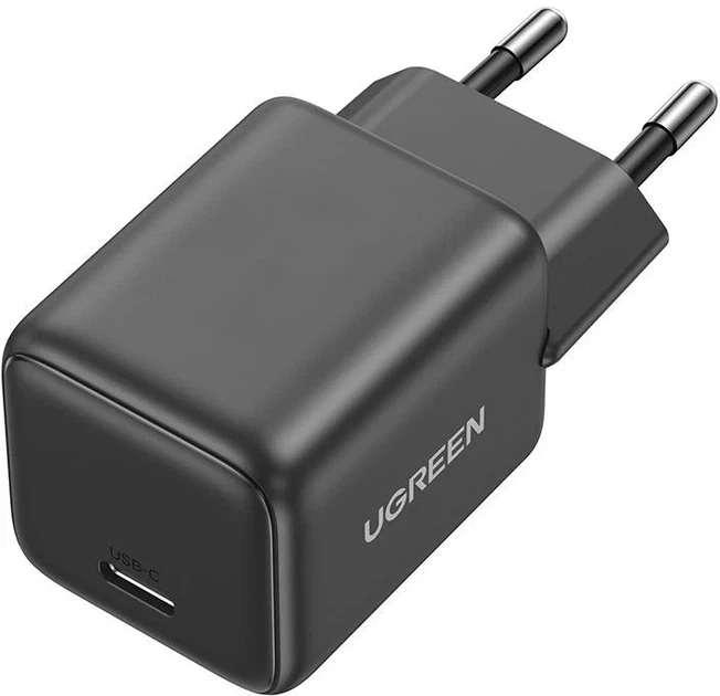 Сетевое зарядное устройство UGREEN USB C 20W PD3.0 QC4.0 GaN Fast Charger Grey (X512) - изображение 2