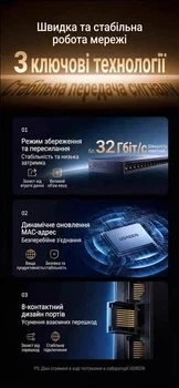 Коммутатор сетевой UGREEN 16-портовый Gigabit Ethernet Switch в металлическом корпусе Grey (CM739) - Фото 5 Коммутатор сетевой UGREEN 16-портовый Gigabit Ethernet Switch в металлическом корпусе Grey (CM739) - изображение 5