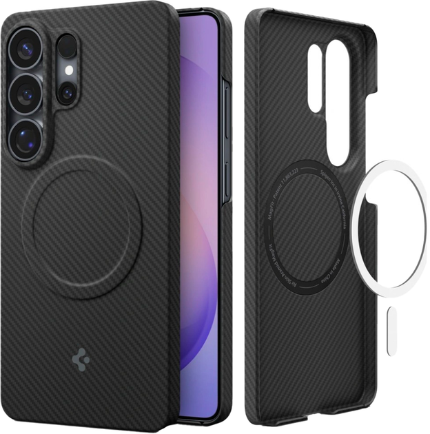 Etui plecki Spigen Air Skin Aramid Mag do Samsung Galaxy S26 Ultra (8800337241501) - obraz 2