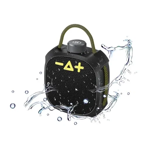 Акустическая система XO F77 Portable Outdoor Waterproof RGB Wireless Speaker, черная - Фото 1 Акустическая система XO F77 Portable Outdoor Waterproof RGB Wireless Speaker, черная - изображение 1