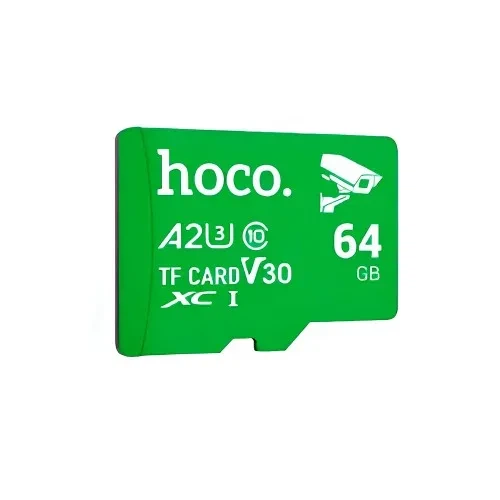 Карта памяти Hoco TF ultra-high-speed surveillance camera card 2(U3/V30/A2) (64GB) - Фото 1 Карта памяти Hoco TF ultra-high-speed surveillance camera card 2(U3/V30/A2) (64GB) - изображение 1