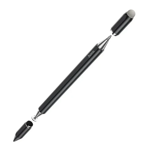 Стилус Hoco GM111 Cool Dynamic Series 3-в-1 пассивный универсальный емкостный, черный - Фото 1 Стилус Hoco GM111 Cool Dynamic Series 3-в-1 пассивный универсальный емкостный, черный - изображение 1