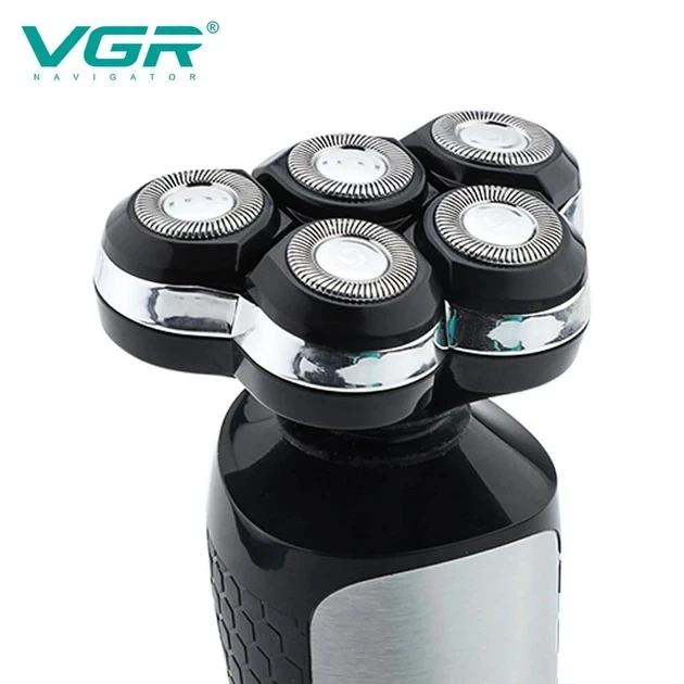 Электробритва VGR V-385 роторная с аккумулятором 1200 mAh и защитой IPx5 - изображение 6