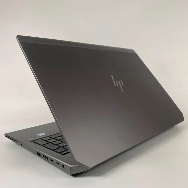 Мобильная рабочая станция Б-класс HP zBook 15 G6 / 15.6" (1920x1080) IPS / Intel Core i7-9750H (6 (12) ядер по 2.6 - 4.5 GHz) / 16 GB DDR4 / 300 GB SSD / nVidia Quadro T2000, 4 GB GDDR5, 128-bit / Fingerprint / WebCam / HDMI б/у + Подарок Мышь / USB - изображение 7