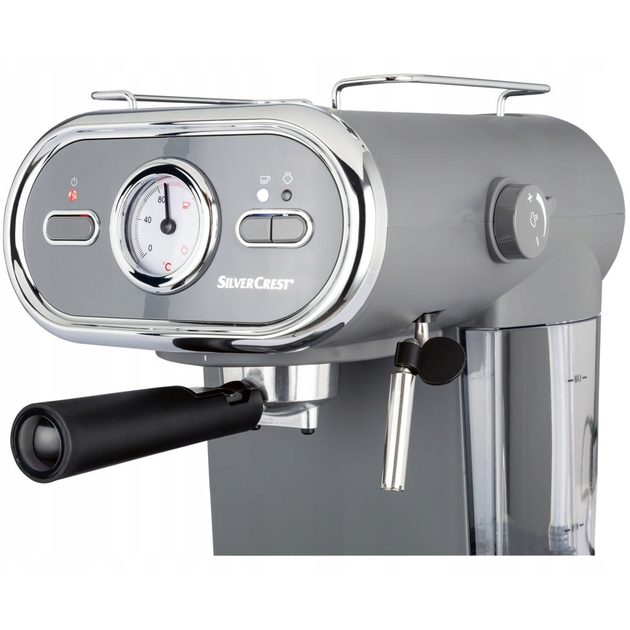 Кофеварка эспрессо SilverCrest Kitchen Tools SEM 1100 D3 Grey - изображение 4