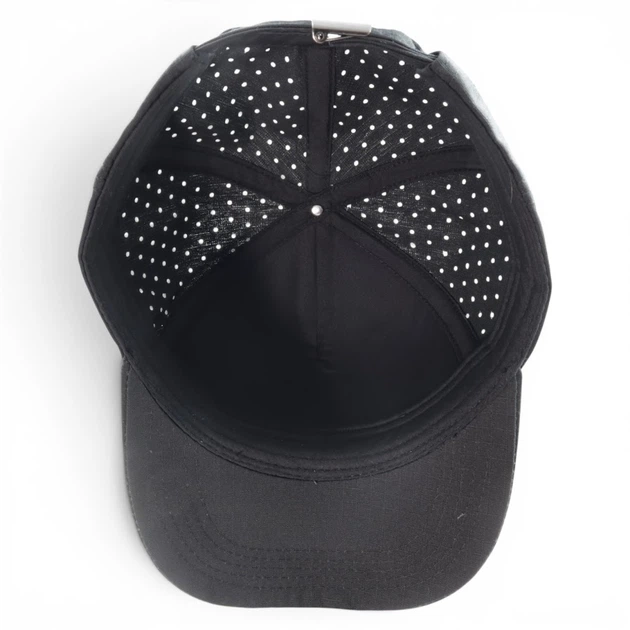 Бейсболка-кепка NB Snapback черная Rip-Stop с перфорацией, летняя унисекс, регулируемая 56-59 см - Фото 5 Бейсболка-кепка NB Snapback черная Rip-Stop с перфорацией, летняя унисекс, регулируемая 56-59 см - изображение 5