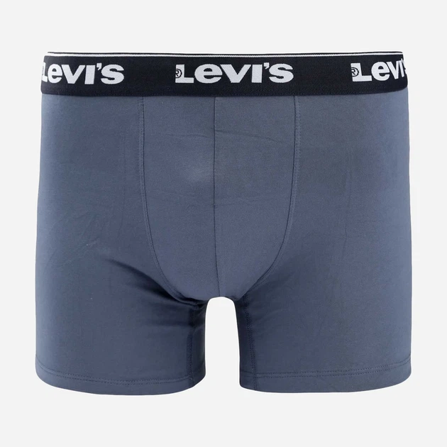 Набор трусов боксеров мужских хлопковых Levi`s 701236673-002 2XL 3 шт Темно-синий (8720245961592) - изображение 6