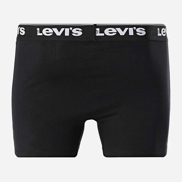 Набір трусів боксерів чоловічих бавовняних Levi`s 701236673-001 2XL 3 шт Чорний (8720245961561) - Фото 5 Набір трусів боксерів чоловічих бавовняних Levi`s 701236673-001 2XL 3 шт Чорний (8720245961561) - зображення 5