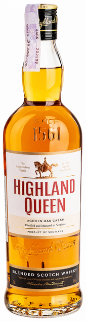 Набор виски Highland Queen 0.7 л 40% + Sherry Cask Finish 0.7 л 40% + 8 yo 0.7 л 40% (1021244264279) - изображение 3