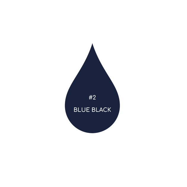 Краска для ресниц и бровей №2 Blue Black (иссиня-черная) 20ml - изображение 2