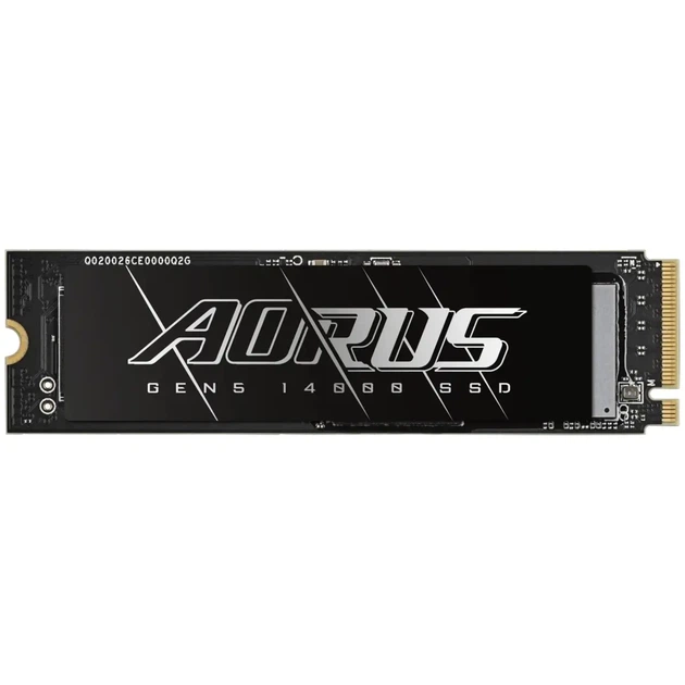 SSD диск GIGABYTE AORUS Gen5 14000 2TB M.2 (AG514K2TB) - Фото 1 SSD диск GIGABYTE AORUS Gen5 14000 2TB M.2 (AG514K2TB) - изображение 1