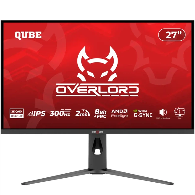 Монітор 27" Qube Overlord G27Q300H - Фото 1 Монітор 27" Qube Overlord G27Q300H - изображение 1