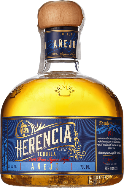 Текила Herencia de Plata Anejo 100% Agave 0.7 л 38% в подарочной коробке (7501054899266N) - изображение 2