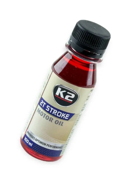 Олива моторна K2 2T STROKE MOTOR OIL RED 100 мл K2 - Фото 1 Олива моторна K2 2T STROKE MOTOR OIL RED 100 мл K2 - зображення 1