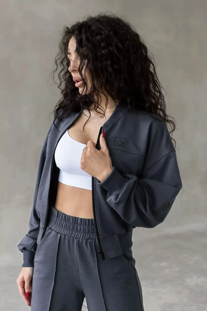Костюм бомбер и брюки-палаццо TOTALFIT SET1-LD9 2XL - изображение 4