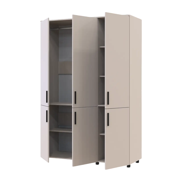Шафа для одягу Doros Торн Кашемір 3 ДСП (штанга) 135х51.6х200 (DRS-012059) - Фото 7 Шафа для одягу Doros Торн Кашемір 3 ДСП (штанга) 135х51.6х200 (DRS-012059) - зображення 7