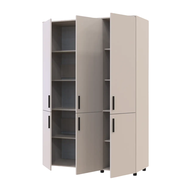 Шкаф для одежды Doros Торн Кашемир 3 ДСП (полки) 135х51.6х200 (DRS-012058) - изображение 7