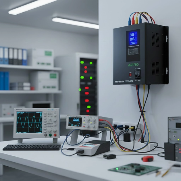 Стабилизатор напряжения релейный AVR-10000V (подвесной) APRO - изображение 14