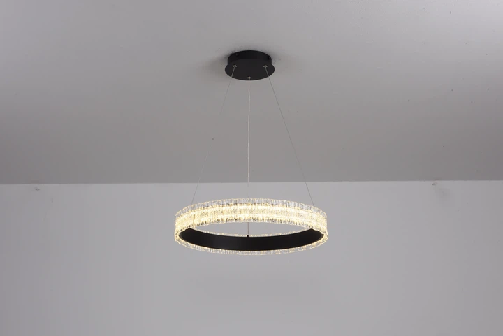 Люстра светодиодная подвесная Luminaria ERIKA 65W R485 Black с пультом - изображение 6