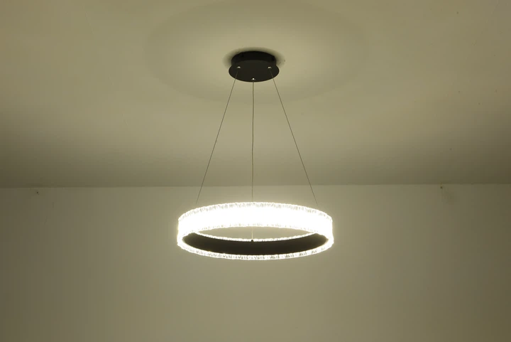 Люстра светодиодная подвесная Luminaria ERIKA 65W R485 Black с пультом - изображение 12
