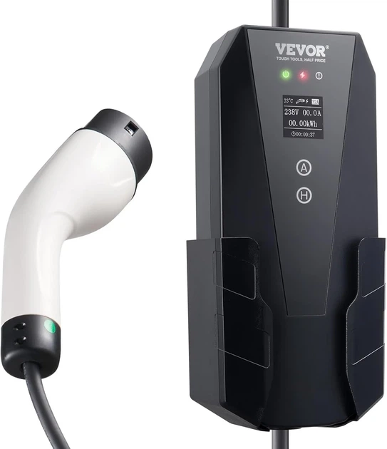Зарядное устройство для автомобиля VEVOR EV-B06-EU003B / 3,7 кВт / 16A / IP66 / Белый-Черный Б/В k1 - изображение 2