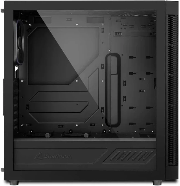 Корпус для ПК Sharkoon TG6 RGB / 4 ARGB вентилятора / Без БП / Черный (101646518) - Уценка - Фото 4 Корпус для ПК Sharkoon TG6 RGB / 4 ARGB вентилятора / Без БП / Черный (101646518) - Уценка - изображение 4
