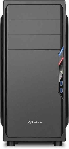 Корпус для ПК Sharkoon VS4-V / USB 3.0 / Без БЖ / Чорний (101653744) - Уцінка - зображення 2