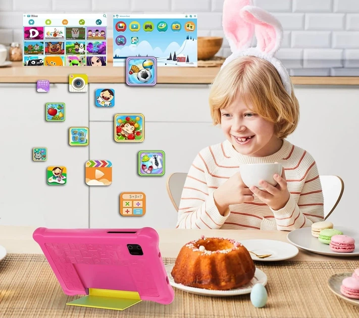 Планшет 7" UGRIHACH TK707 5/32GB 4 ядра Android 13 Розовий - Уцінка - зображення 2