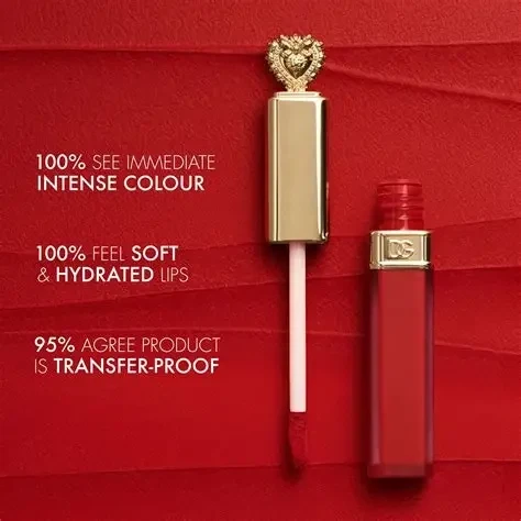 Жидкая помада для губ Dolce Gabbana 405 Devotion 3 ml - изображение 3