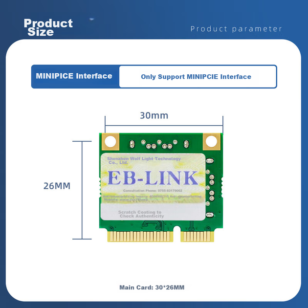 EB-LINK MiniPCIe to SATA 3.0 Expansion Card, 2 Ports, 6Gbps Mini PCI-E Internal SSD Adapter Card, Can Can Use As System Disk - изображение 5