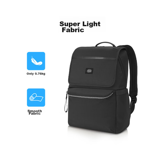 Рюкзак AMERICAN TOURISTER городской для ноутбука, черный, NM2 - изображение 4