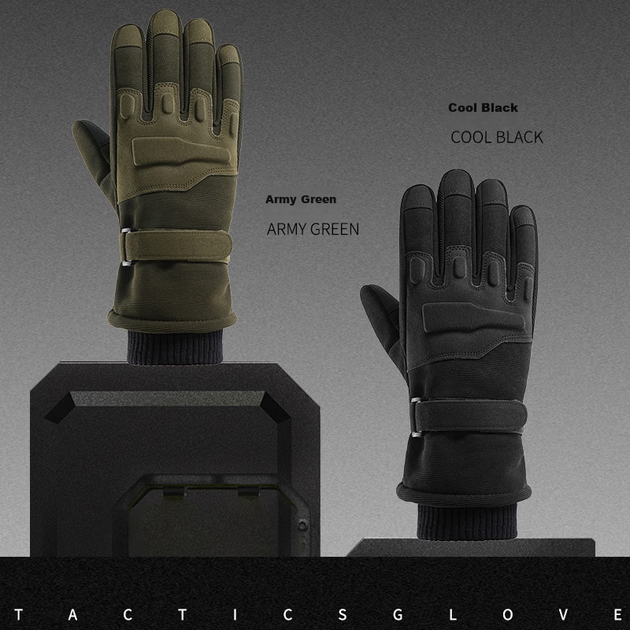 Мужские мотоциклетные перчатки Ousen, зимние, теплые, для мотоциклистов и любителей активного отдыха, с сенсорным экраном, износостойкие, нескользящие, с флисовой подкладкой, утолщенные. - изображение 11