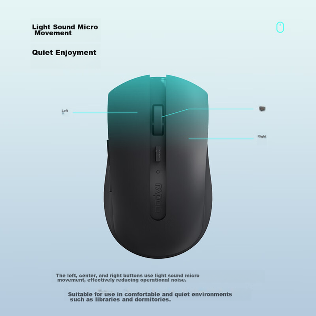 Мышь Rapoo M350G Wireless White - изображение 2