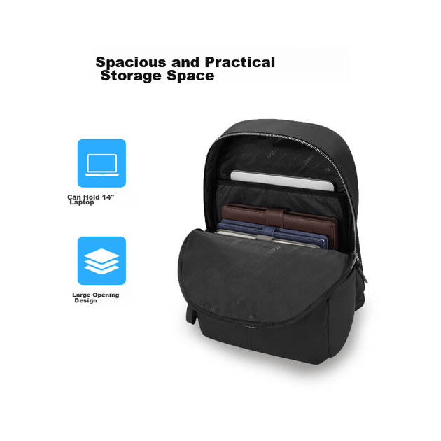 Рюкзак для ноутбука AMERICAN TOURISTER NM2 вместительный черный - изображение 6