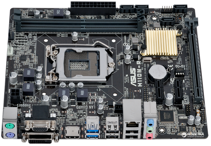 Материнская плата Asus H110M-R (s1151, Intel H110, PCI-Ex16) – фото ...