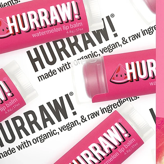 Органічний бальзам для губ Hurraw! Watermelon Lip Balm Кавун 4,8г - зображення 4