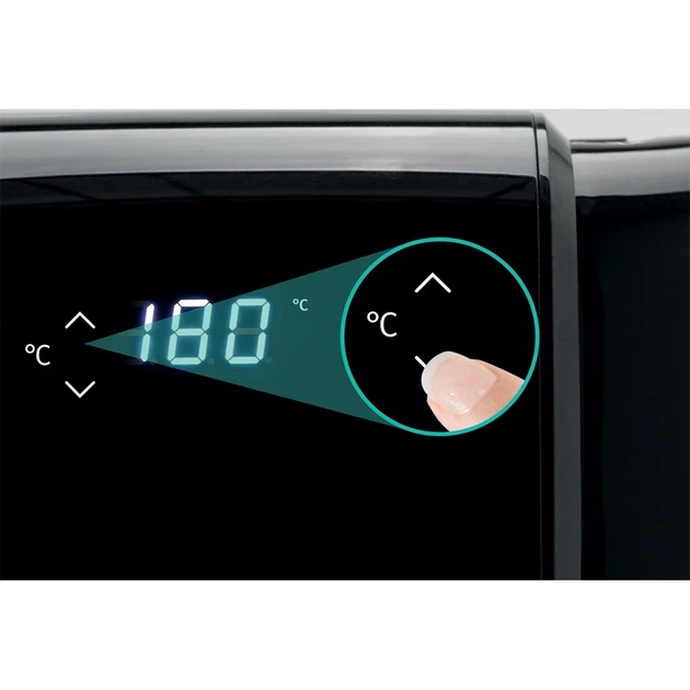 Аэрогриль Gorenje AF1700DB 1700W с электронным управлением равномерная циркуляция горячего воздуха Черный - изображение 8