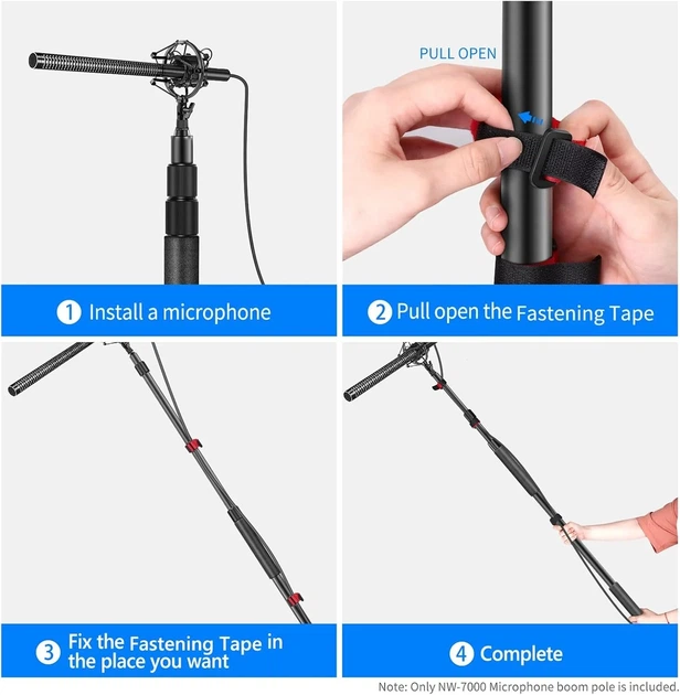 Микрофонный кронштейн Neewer ST-NW-7000 Черный k1 - изображение 4