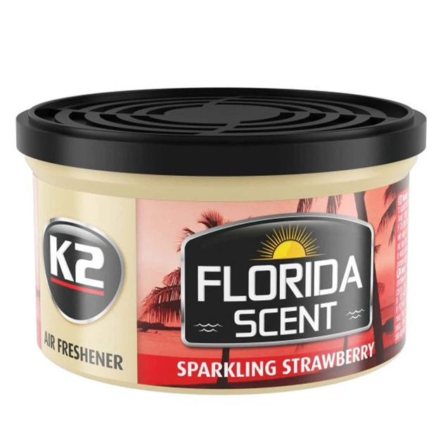 Ароматизатор для салону авто K2 Florida Scent Ігриста полуниця 42 г (V87TRU) - Фото 1 Ароматизатор для салону авто K2 Florida Scent Ігриста полуниця 42 г (V87TRU) - зображення 1